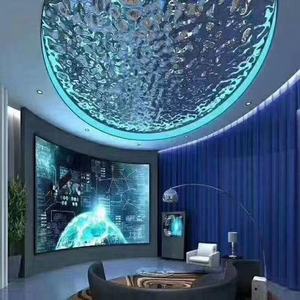 Panneaux muraux décoratifs en acier inoxydable série 304, effet vague d'eau martelé, couleur 8K, pour pliage, découpe et soudage - Product Image 4