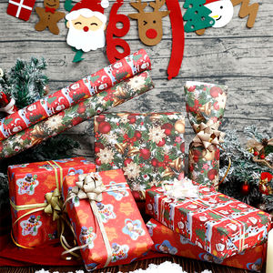 2025 venta al por mayor papel de regalo de Navidad 70*95 cm papel de regalo embalaje - Product Image 3