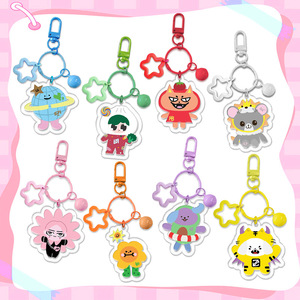 สินค้า GMM Star Merchandise CP ตุ๊กตาน่ารักอะคริลิค รูปดาวห้าแฉก พร้อมกระดิ่ง ของตกแต่งขนาดเล็ก พวงกุญแจสำหรับแฟนคลับ Kpop ของขวัญสำหรับแฟนๆ - Product Image 2