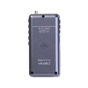 HRD-205 Radio stéréo multifonction à double canal ABS, signal FM en signal BT 5.0, récepteur radio pour casque BT - Product Image 5