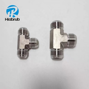 מחברי צנרת הידראוליים עמידים בפני קורוזיה, נירוסטה 316/304 בקוטר משתנה, חיבור NPT בלחץ גבוה, תוצרת JIC - Product Image 4