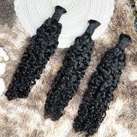 Extensions de cheveux humains doublement étirés de 24 pouces, 100 % bruts non traités, sans trame, style bohème, vente en gros