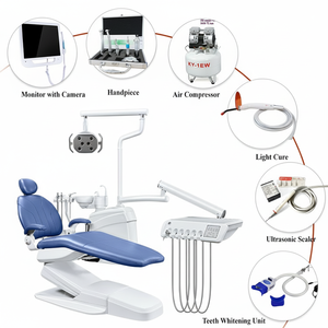 Nuova Poltrona Odontoiatrica Completa, Macchina per Trattamenti Dentali, Tavolo per Trattamenti Orali, Clinica Dentale per Gengive - Product Image 1