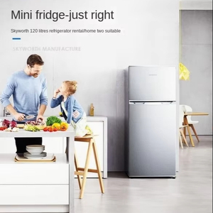 Classic Household Small Freezer Double Door Refrigerator Top Equipment - Product Image 1