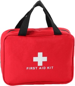 Échantillon gratuit Kit de sac de premiers soins médical personnalisé, Kits de traumatismes rouges vides, atelier de voiture d'urgence, cyclisme à l'extérieur - Product Image 1