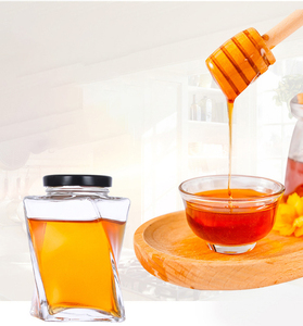 Tốt nhất bán độc đáo hình thủy tinh mật ong <span class=keywords><strong>Jar</strong></span> mini mật ong lọ bán buôn - Product Image 4
