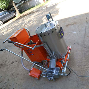Machine de marquage routier à chaud à poussée manuelle, design compact, pour le marquage des lignes de circulation routière - Product Image 1