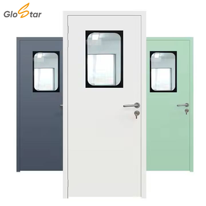 Puertas Modernas Populares <span class=keywords><strong>de</strong></span> <span class=keywords><strong>Hierro</strong></span> Forjado Resistentes al Fuego para Interiores <span class=keywords><strong>de</strong></span> Hospitales, Salas Limpias, Habitaciones <span class=keywords><strong>de</strong></span> Pacientes, Quirófanos y Áreas Médicas Clínicas - Product Image 2