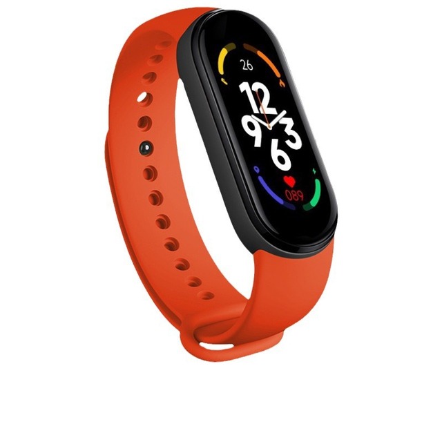 New Model M7 Smart Bracelet Fitpro Remote Control Heart Rate Blood Oxygen Sleep Monitoring Sports TFT Screen Silicone Band
