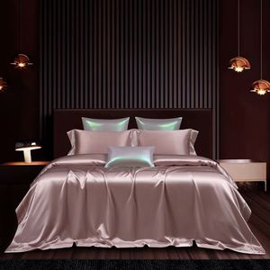 Parure de lit en soie jacquard <span class=keywords><strong>grand</strong></span> format, 100% soie de mûrier royale italienne, 19MM, satin teint en fil - Product Image 3