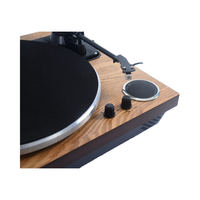 Tourne-disque Vintage Platine pour Disques Vinyles avec Haut-parleurs Intégrés Bluetooth Rétro Phonographe Design Élégant Platine