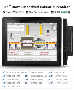 Moniteur LCD industriel à monture IP65 3mm <span class=keywords><strong>17</strong></span> "moniteur à écran tactile disponible - Product Image 4