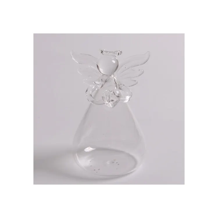 Florero de cristal transparente de alta calidad, oferta