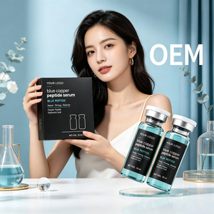 Sérum de beauté coréen à la formule de peptide de cuivre bleu, soin de la barrière cutanée, hydratant, fini élastique - Product Image 1