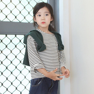 Sudadera de Algodón a Rayas Blancas y Negras con Etiqueta Personalizada para Niña, de China Alibb - Product Image 1