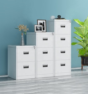 Modern <span class=keywords><strong>4</strong></span>-Drawer Metal armazenamento armário para Home Office School & Workshop - Product Image 6
