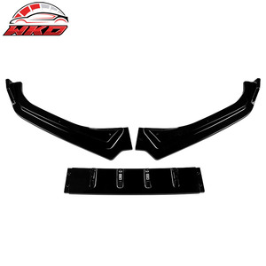Compatible con Subaru BRZ 2017-2020, Labio de Parachoques Delantero Estilo IKON, Negro Brillante - Product Image 6