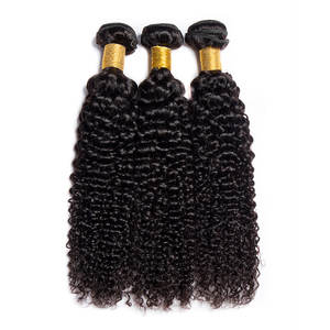 Perismoda brasiliana Remy Hair umani fasci macchina doppia trama extension onda libera 10-30 pollici solo colore più scuro - Product Image 6