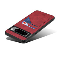 Étui de téléphone en cuir PU de luxe Denior avec double fente pour cartes, fonction portefeuille et protection d'écran pour appareil photo, compatible avec les séries Pixel 9/8/7/6