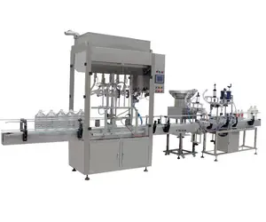 Automatische Flaschenfüllung für flüssigkeiten Verschluss- und Etikettiermaschine Flasche Automatische Abfüllmaschine Verpackungsmaschine für Flaschen Packung