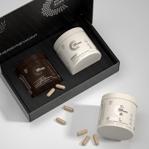 Luxury <b>Metal</b> Supplement Jar Customizable <b>Packaging</b> for Health Food & Nutraceuticals Food Supplement <b>Packaging</b> - Product Image 3