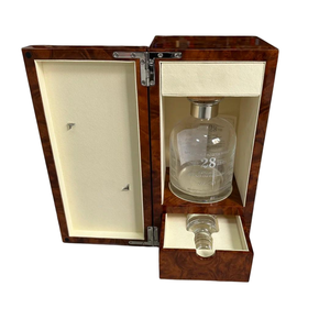Boîte de rangement en bois sur mesure à double porte pour whisky/vin/fût, design gravé au laser, emballage cadeau de luxe haute brillance - Product Image 1