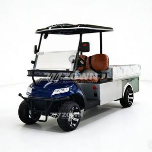 Golf Utility Cart Affordable Golf Cart 4 Wheel Electric Custom Colors Golf Utility Cart Factory Manufacturer - Product Image 3
