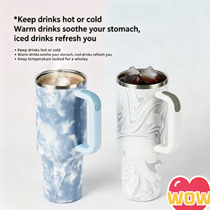 Double Wall Vacuum Insulated 40oz Stainless Steel Travel Mug Leakproof Lid for Car Outdoor Sports <b>Drinking</b> Water Bottle BPA Free - Product Image 6