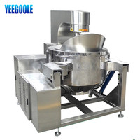 Machine à pop-corn en acier inoxydable de grande capacité, sécurité commerciale, avec machine de fabrication de poudre avec processus ce