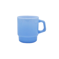 230/400ml Großhandel Individuell Gestaltbare Farbige Jade-Logo Öko-Freundliche Biergläser Kaffeetassen mit Henkeln