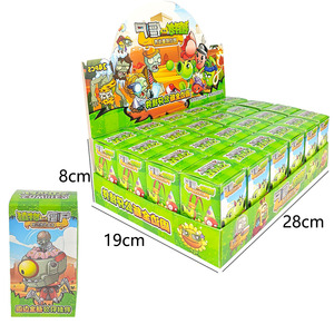 Bán Buôn Hot Bán Hành Động Con Số Phim Hoạt Hình Nhân Vật Zombie Và Các Nhà Máy Bộ Sưu Tập Cao Su Keychain Bí Ẩn Hộp - Product Image 3