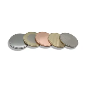 SOLID BRASS 32 mm 40mm 50mm coin blanks for laser engraving with a reed edge