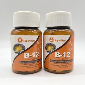 Label pribadi OEM/ODM suplemen makanan kesehatan tablet <span class=keywords><strong>Vitamin</strong></span> <span class=keywords><strong>B12</strong></span> tablet <span class=keywords><strong>Vitamin</strong></span> B1 B6 tablet kompleks <span class=keywords><strong>Vitamin</strong></span> B - Product Image 2