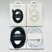 Câble de charge ultra rapide USB-C vers USB-C 5A PD 45W de 1,8 m (6 pieds) pour téléphones mobiles S23, S25, S24 Ultra, A56, A55, A54, A53, A36, A35, A34