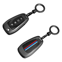 Porte-clés et étui de protection de luxe en alliage de zinc pour Chevrolet – Résistant aux rayures