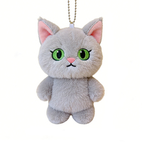 Jouets en peluche miniatures d'animaux assortis, prix d'usine, colorés, design mixte, porte-clés en peluche