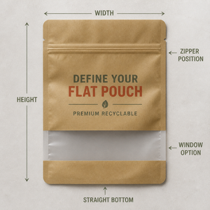 Busta Personalizzata Riciclabile in Mono PE Effetto Kraft con Finestra, per <span class=keywords><strong>Semi</strong></span> e Frutta Secca, Imballaggio Durevole Sigillabile, Fornitore OEM all'Ingrosso - Product Image 3