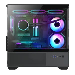 JNP-C300 <span class=keywords><strong>PC</strong></span> Cabinet TG Glass <span class=keywords><strong>Gamer</strong></span> Desktop Tower & case M-ATX Gaming CPU Chassis Game Computer case - Product Image 5