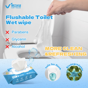 Tisu Basah Dewasa Ramah Lingkungan Biodegradable Ekstra Besar 99% Air Lidah Buaya & Vitamin E, Dapat Dibuang di Toilet - Product Image 2
