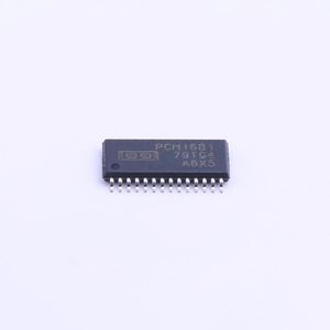 DAC PCM1681 de 8 Canales, Delta-Sigma de 24 bits, 28 Pines, HTSSOP EP, PCM1681PWPR - Product Image 1