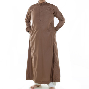Kaftan pour hommes, thobe musulman, vêtements islamiques arabes, <span class=keywords><strong>chemise</strong></span> à manches longues, hauts, robe, costumes traditionnels d'Arabie Saoudite, robes musulmanes pour hommes - Product Image 5