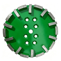 Disque abrasif diamanté robuste et personnalisable pour le décapage de revêtements en béton et le débavurage - HuaYu S010 OEM/OBM pour meuleuse d'angle
