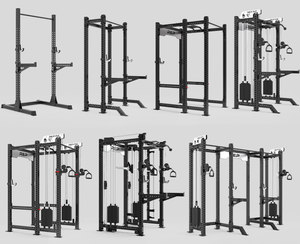 Chuyên nghiệp Smith máy thương mại điện lồng Squat Giá đa chức năng cáp chéo huấn luyện viên giàn giá sức mạnh tập thể dục - Product Image 6