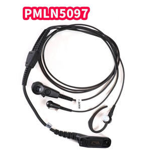 Kit de Auricular Inalámbrico de 3 Hilos PMLN5097 Negro con Micrófono de Solapa y PTT <span class=keywords><strong>Oculto</strong></span> para Radios MOTOTRBO GP328D P8200 - Product Image 6