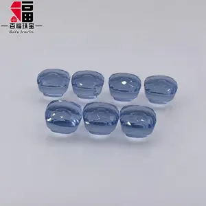 Customized cheapest price support mushroom shape various color loose glass gemstone