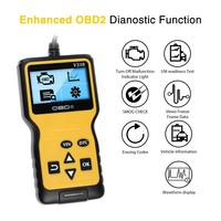 Escáner de Códigos OBD2 para Automóviles, Herramienta de Diagnóstico con Pantalla LCD Eléctrica ELM327, Conexión Plug and Play, Gran Oferta