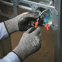 Ansell HyFlex 11-801 Gants en nylon gris avec mousse et revêtement en nitrile 13 gants de poignet en tricot
