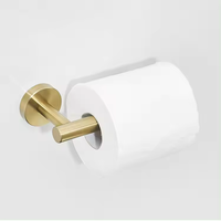 Porte-serviettes salle de bain bain toilette accessoire 3 pièces porte-papier mural or brossé accessoires de salle de bain ensemble