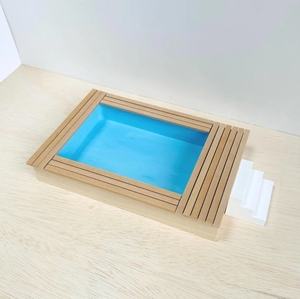 <span class=keywords><strong>Maison</strong></span> <span class=keywords><strong>de</strong></span> poupée miniature en bois pour <span class=keywords><strong>piscine</strong></span> 1/12 - Product Image 5