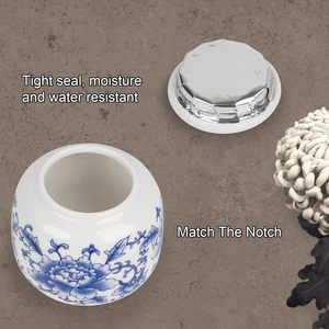 Mini-urnes commémoratives personnalisées en céramique, petites urnes à cendres à partager avec boîte exquise pour les cendres d'animaux de compagnie, pour honorer les êtres chers perdus - Product Image 4